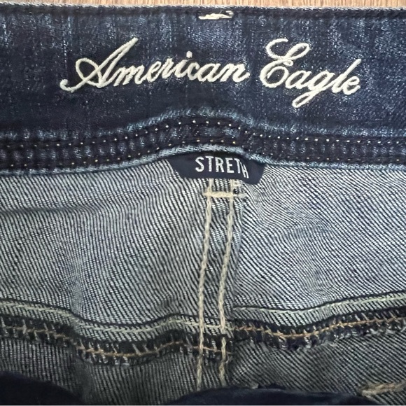 American Eagle Perfect Bootcut Mid Rise Denim Jeans Cowgirl Rodeo Western Size 6 - Picture 4 of 9
